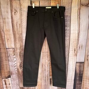 Jeanerica Jeans Tapered Rinse Stay Black 33 X 30 TM005 Organic Cotton Mid Rise